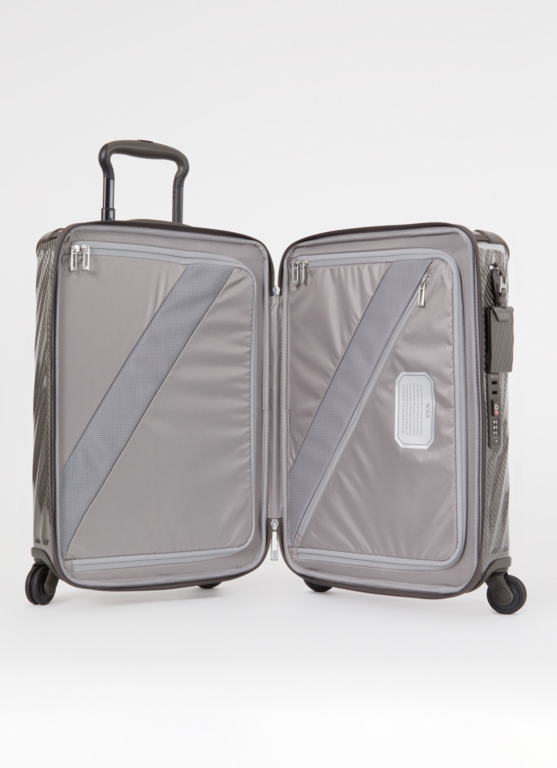 TUMI 19 degree Lite International spinner 55 cm - voorkant 4 grijs