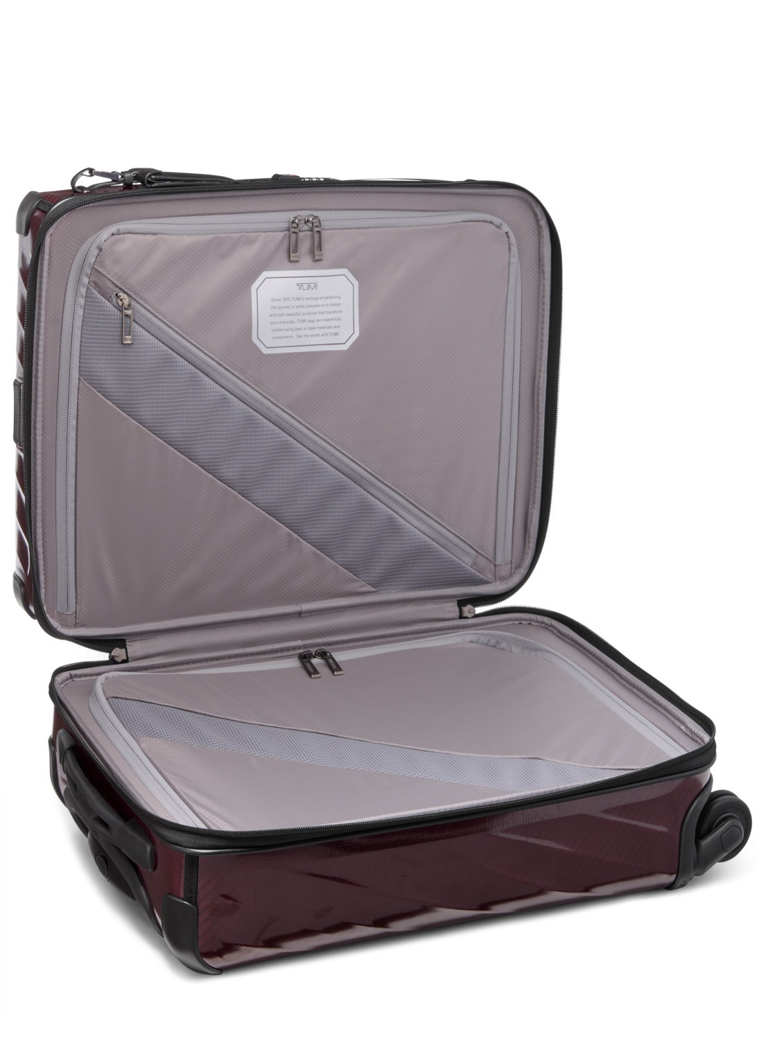 TUMI 19 Degree Lite International spinner 55 cm - voorkant 2 bordeauxrood