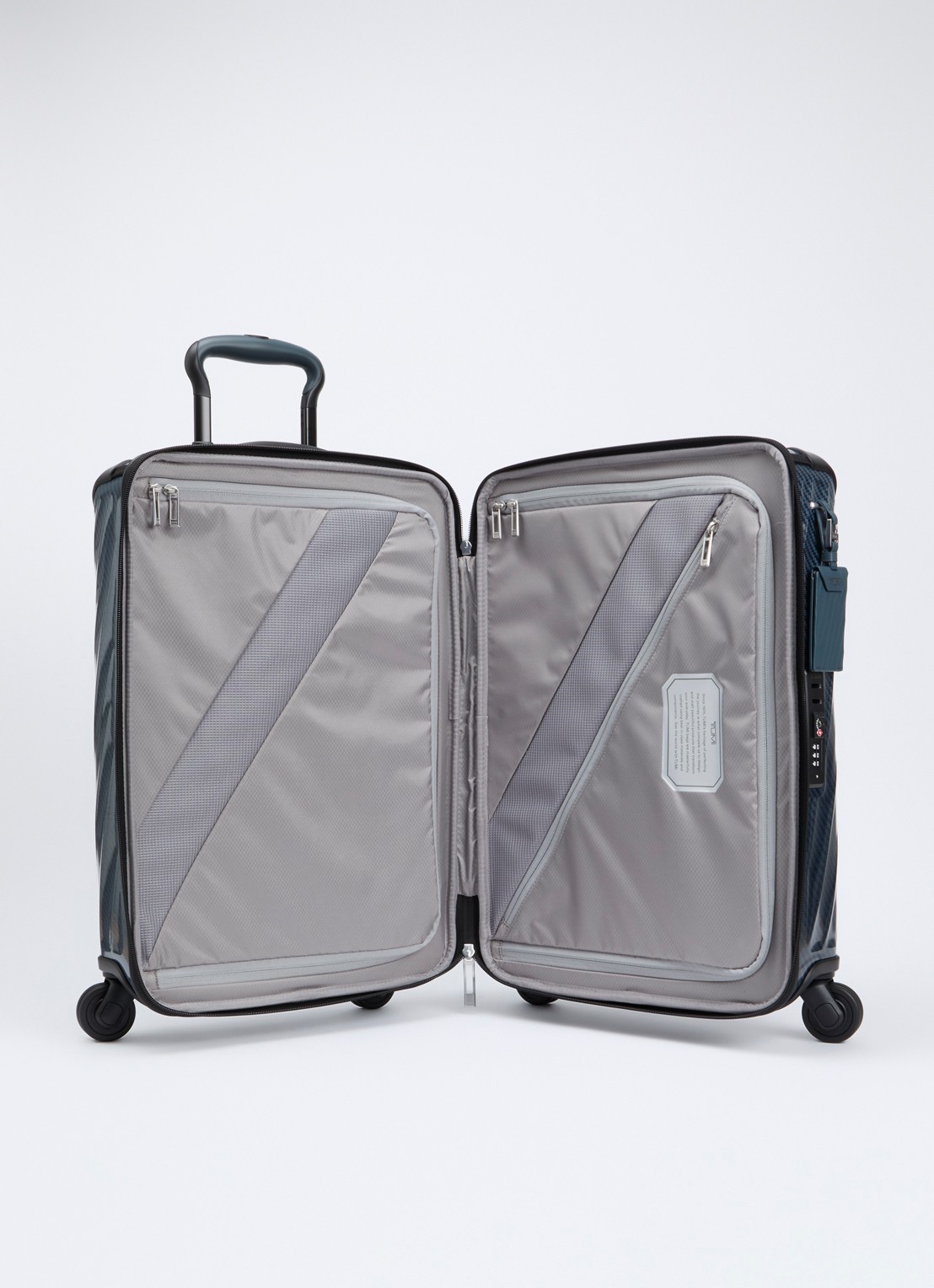TUMI 19 Degree Lite International spinner 55 cm - voorkant 3 petrol