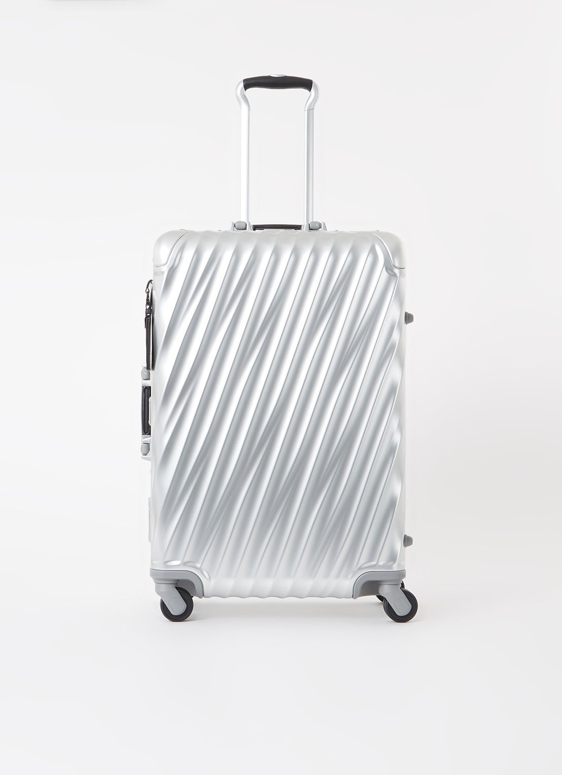 TUMI 19 Degree Short Trip spinner 66 cm  - voorkant zilver