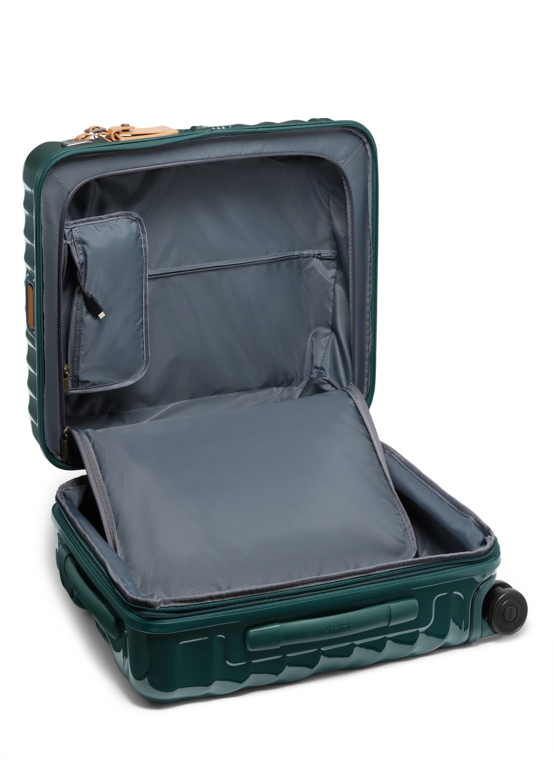 TUMI 19 Degree spinner 55 cm - achterkant donkergroen