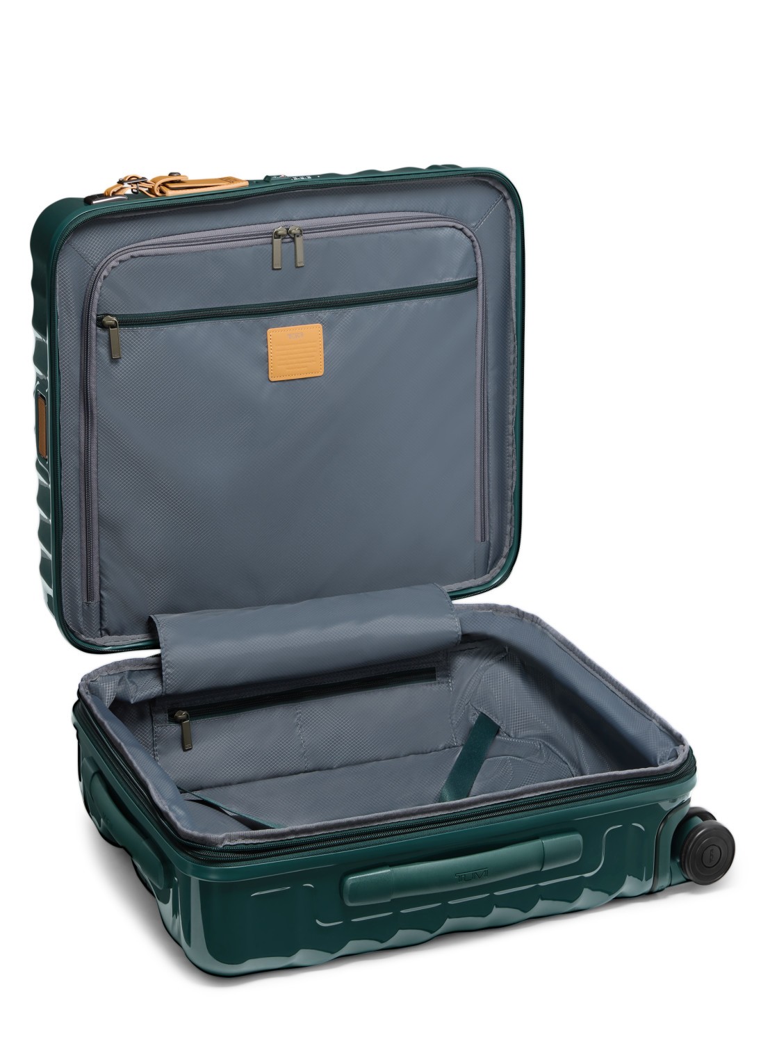 TUMI 19 Degree spinner 55 cm - voorkant 3 donkergroen