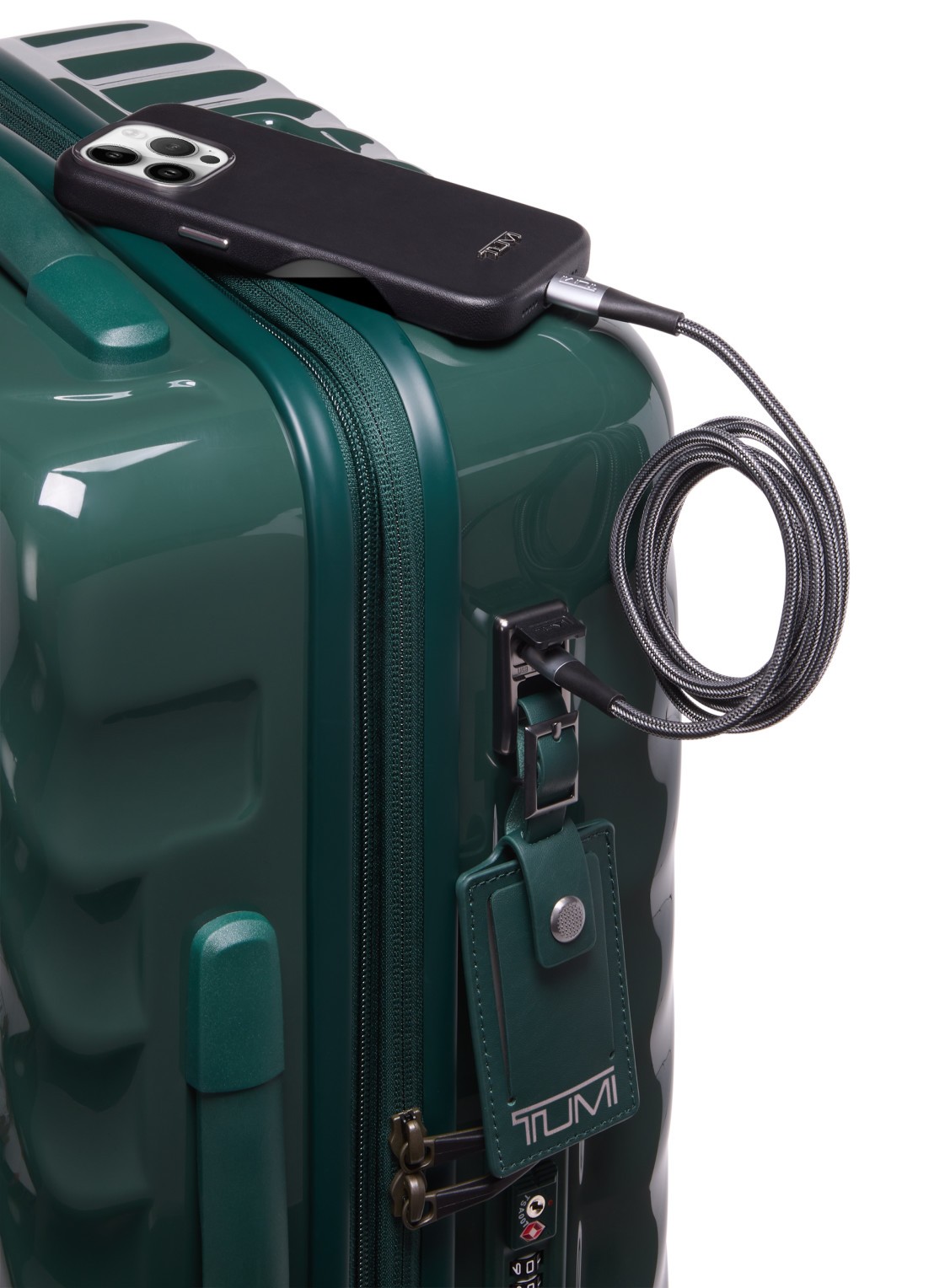 TUMI 19 Degree spinner 55 cm - detail 4 donkergroen