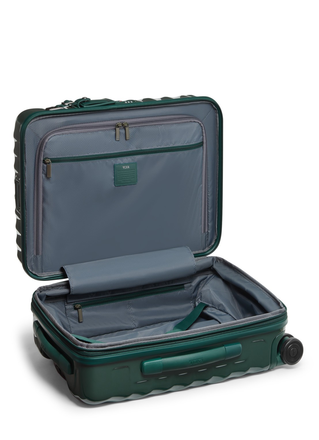 TUMI 19 Degree spinner 55 cm - voorkant 7 donkergroen
