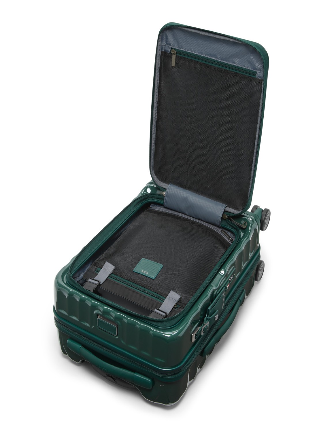 TUMI 19 Degree spinner 55 cm - detail donkergroen
