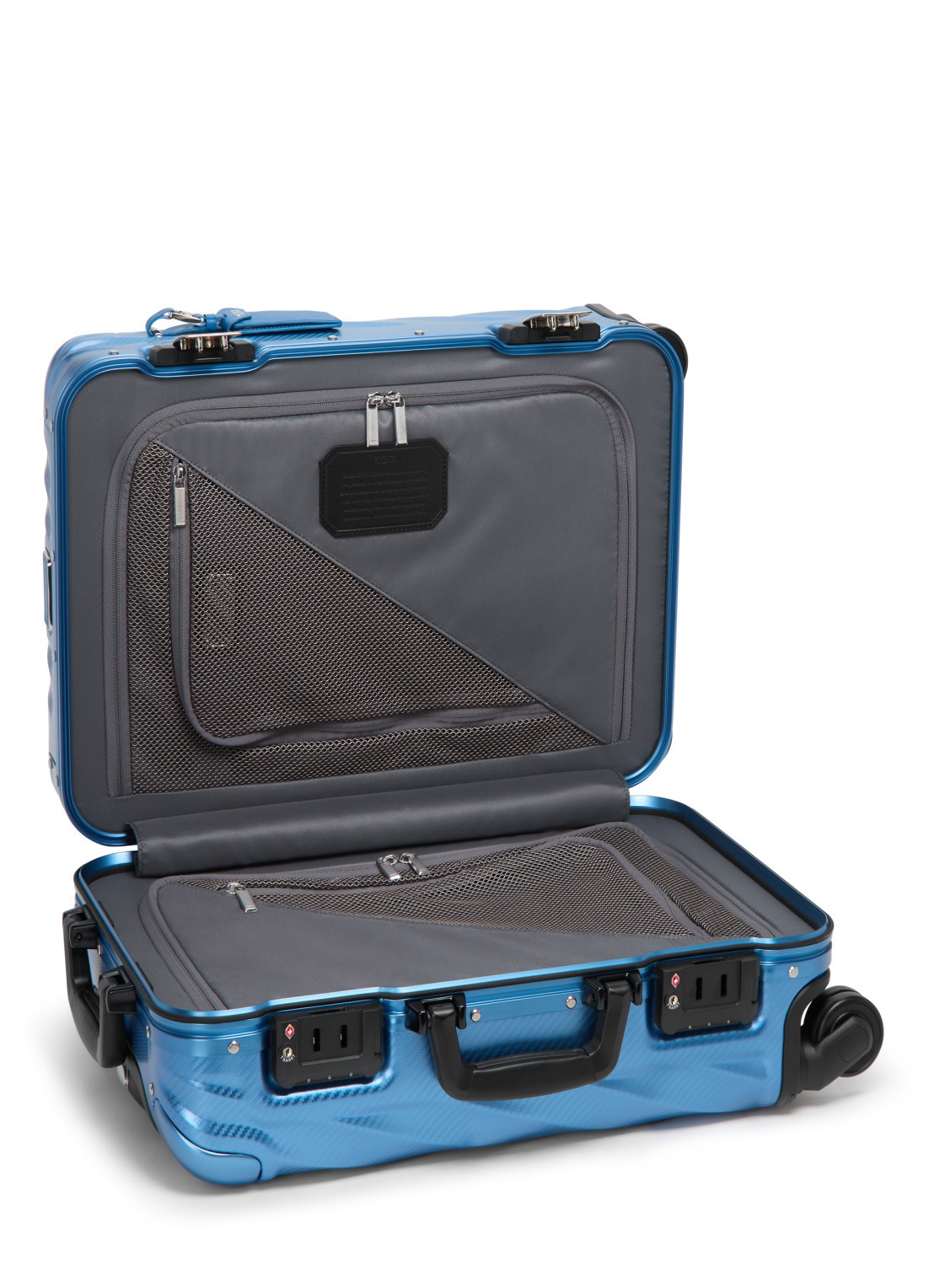 TUMI 19 Degree spinner 56 cm - voorkant 7 blauw