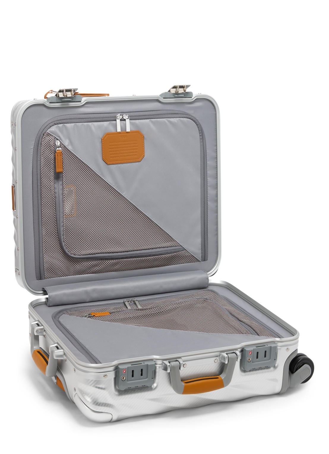 TUMI 19 Degree spinner 56 cm - voorkant 2 zilver