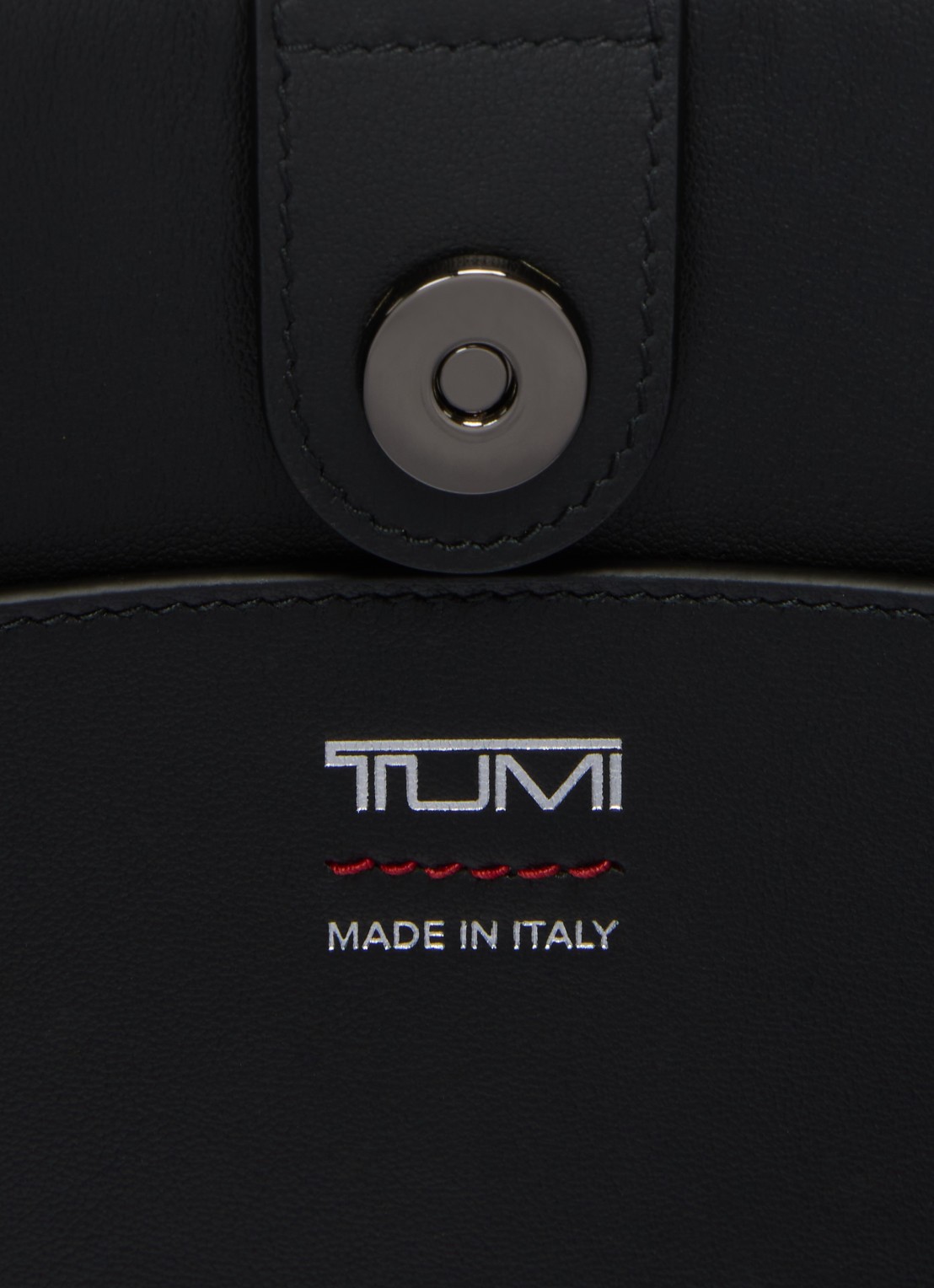 TUMI Adatto Adatto schoudertas van leer - detail 4 zwart