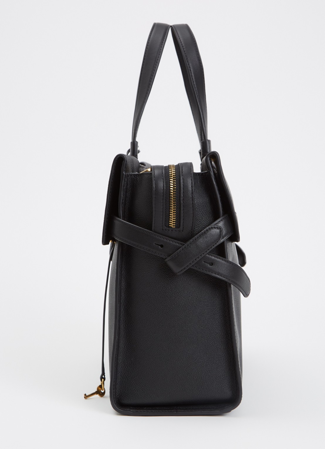 TUMI Agent Medium businesstas van leer met 13 inch laptopvak - unisex - detail 6 zwart