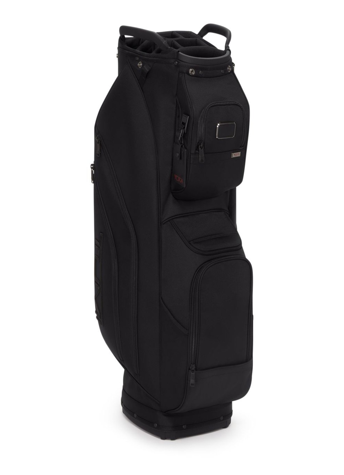 TUMI Alpha 3 Golf Cart tas met USB-C poort 91 cm - voorkant 5 zwart