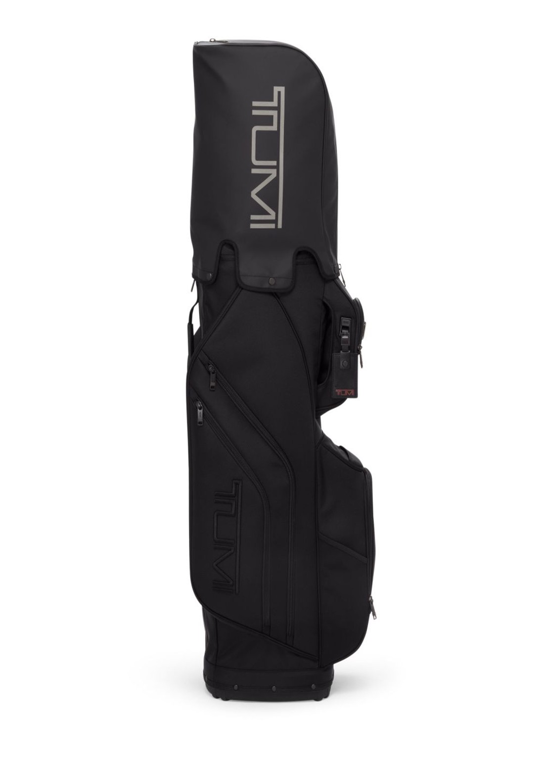 TUMI Alpha 3 Golf Cart tas met USB-C poort 91 cm - voorkant 6 zwart