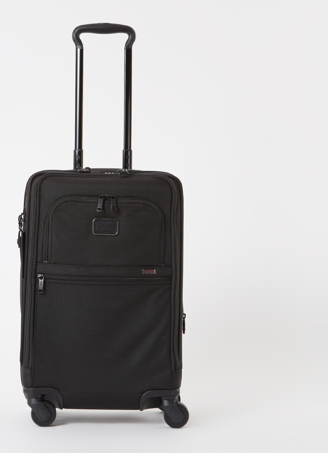 TUMI Alpha 3 International Office vergrootbare spinner 56 cm  - voorkant zwart