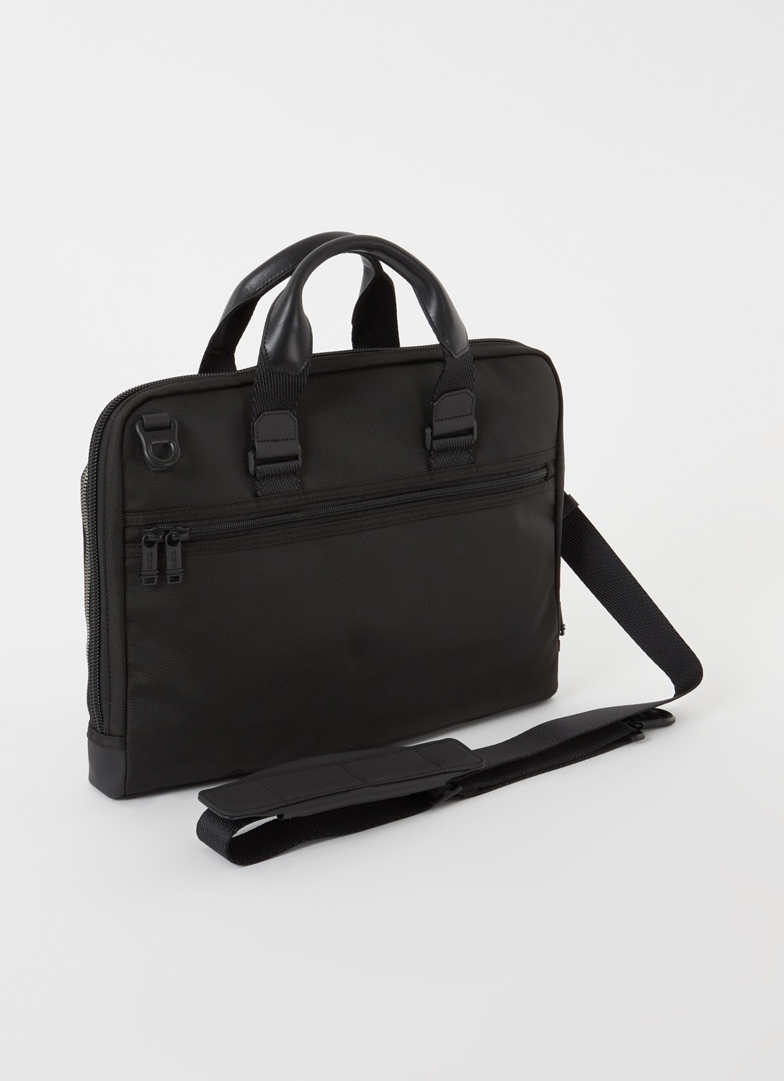 TUMI Alpha Bravo Academy businesstas met 15 inch laptopvak - achterkant 2 zwart