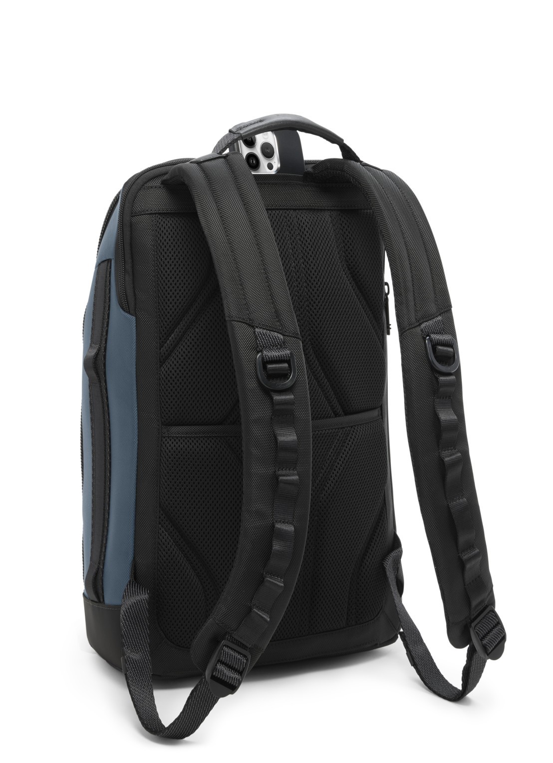 TUMI Alpha Bravo Dynamic rugzak met 15 inch laptopvak - unisex - detail 4 staalblauw