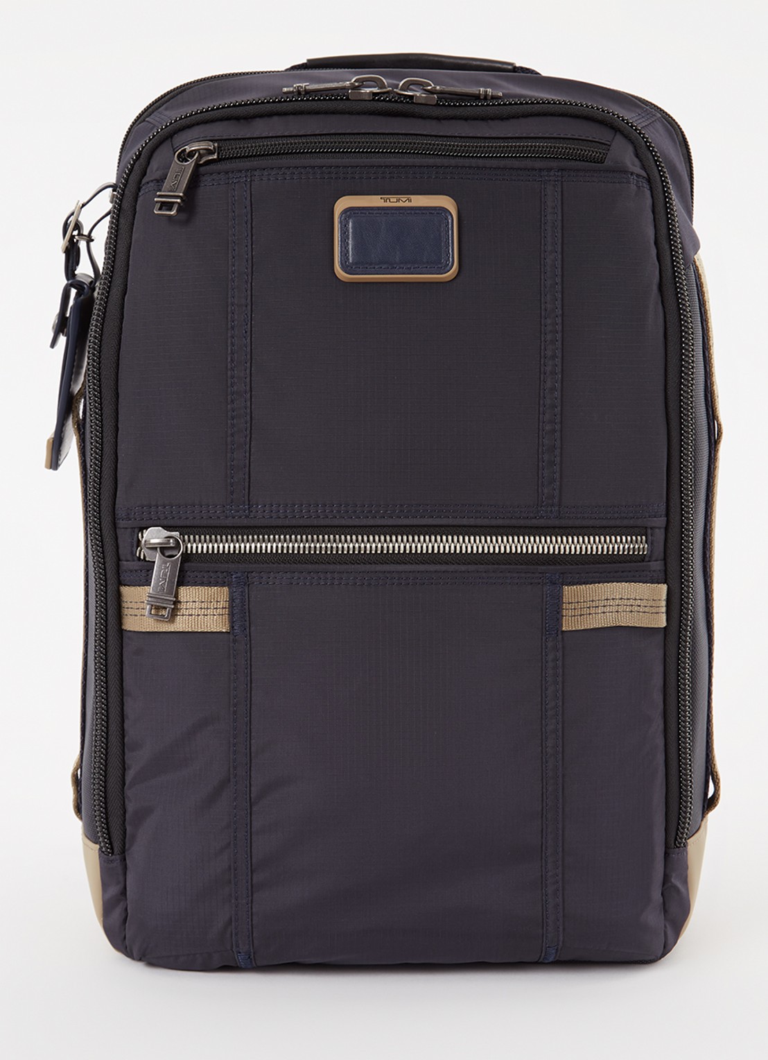TUMI Alpha Bravo Dynamic rugzak met 15 inch laptopvak - voorkant 2 donkerblauw