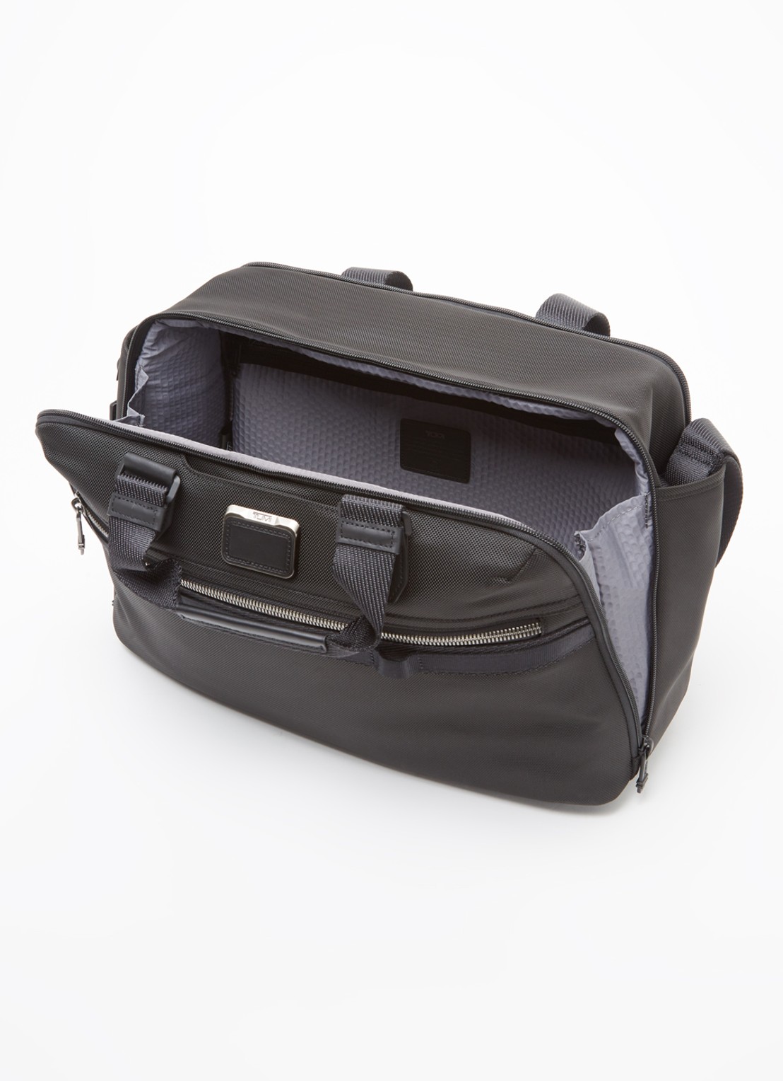 TUMI Alpha Bravo Fleet Day schoudertas met 15 inch laptopvak  - detail 3 zwart