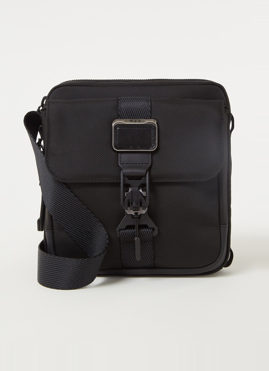 TUMI Alpha Bravo Junior crossbodytas met verstelbare schouderriem - voorkant zwart