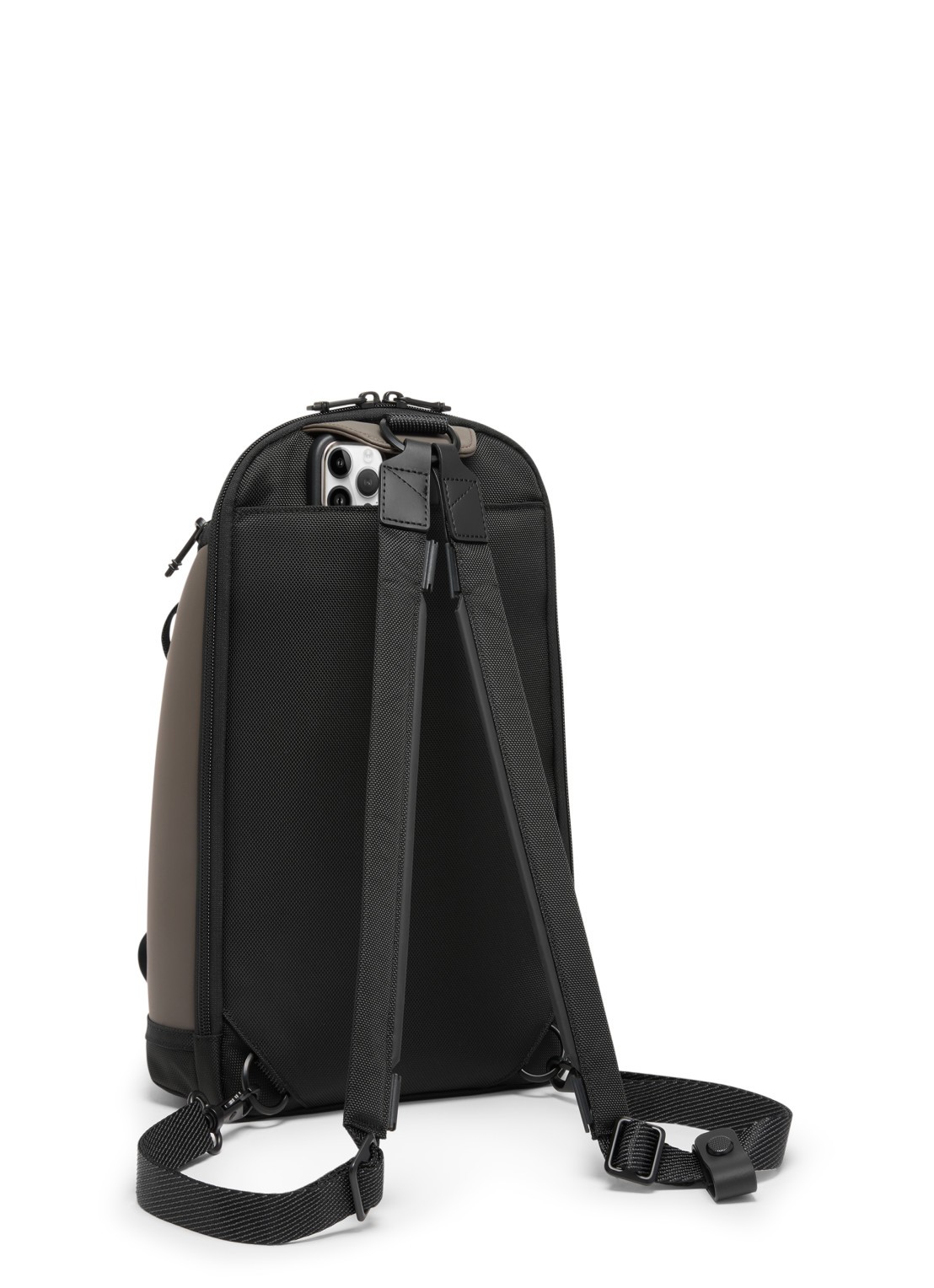 TUMI Alpha Bravo Knight heuptas/rugzak - detail 4 bruin
