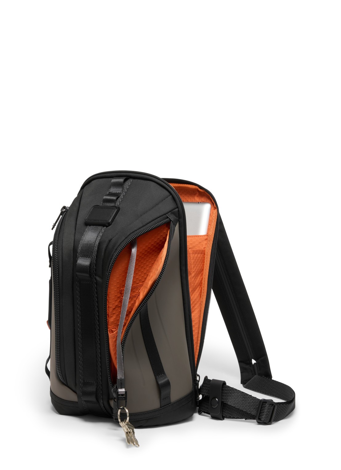 TUMI Alpha Bravo Knight heuptas/rugzak - voorkant 3 bruin