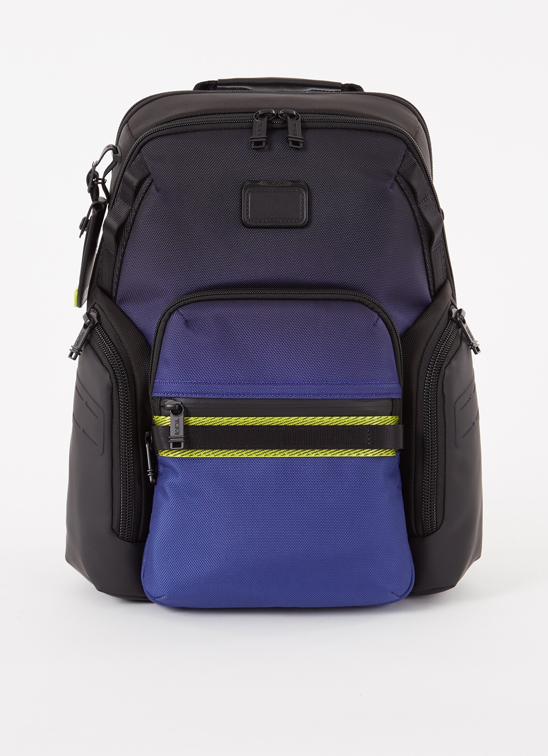 TUMI Alpha Bravo Navigation rugzak met 15 inch laptopvak - voorkant 3 zwart