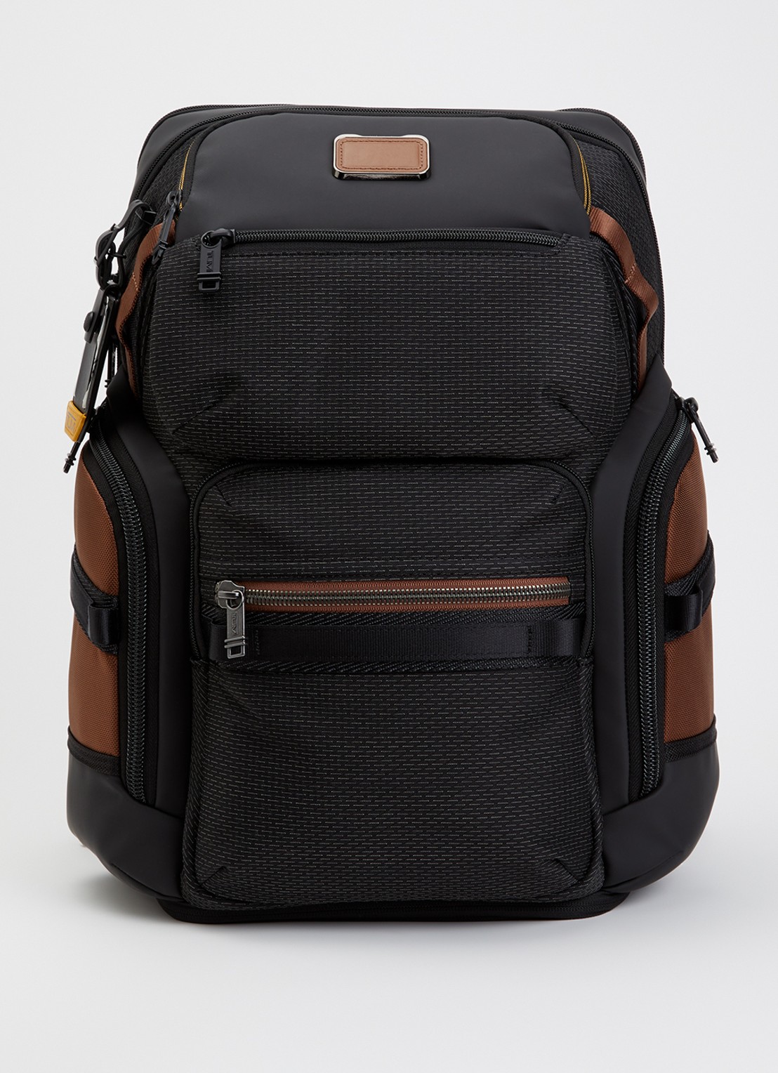 TUMI Alpha Bravo Nomadic rugzak met 15 inch laptopvak  - voorkant 2 zwart