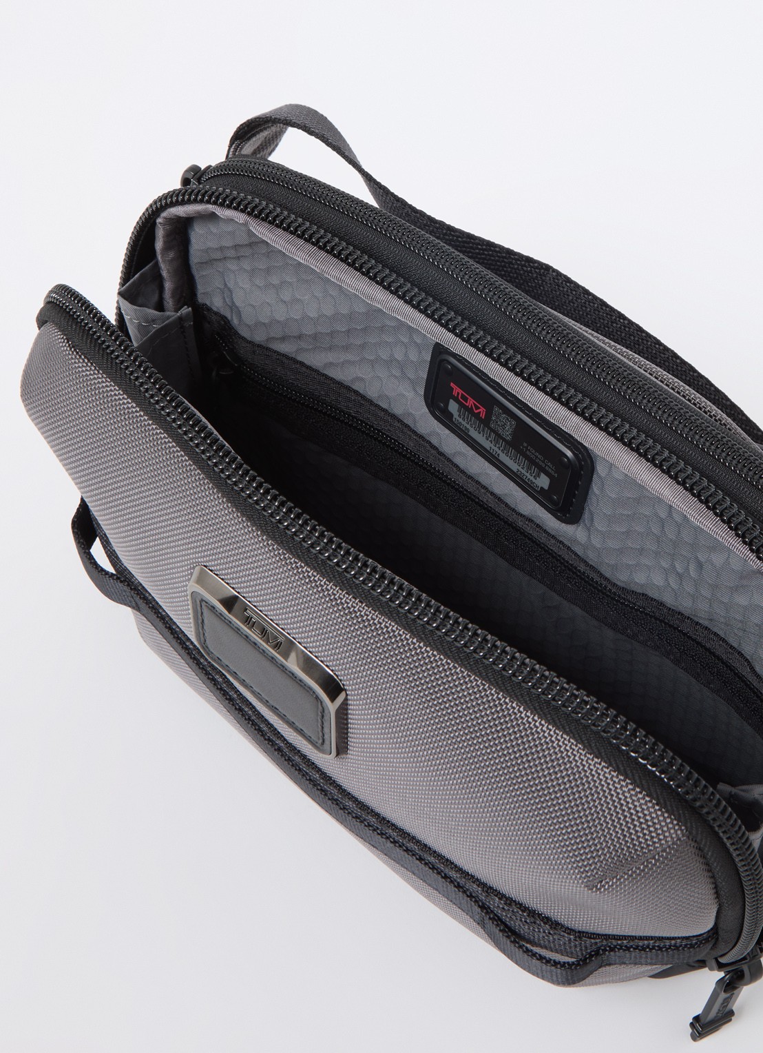 TUMI Alpha Bravo Ranger crossbodytas met logo - detail 2 donkergrijs