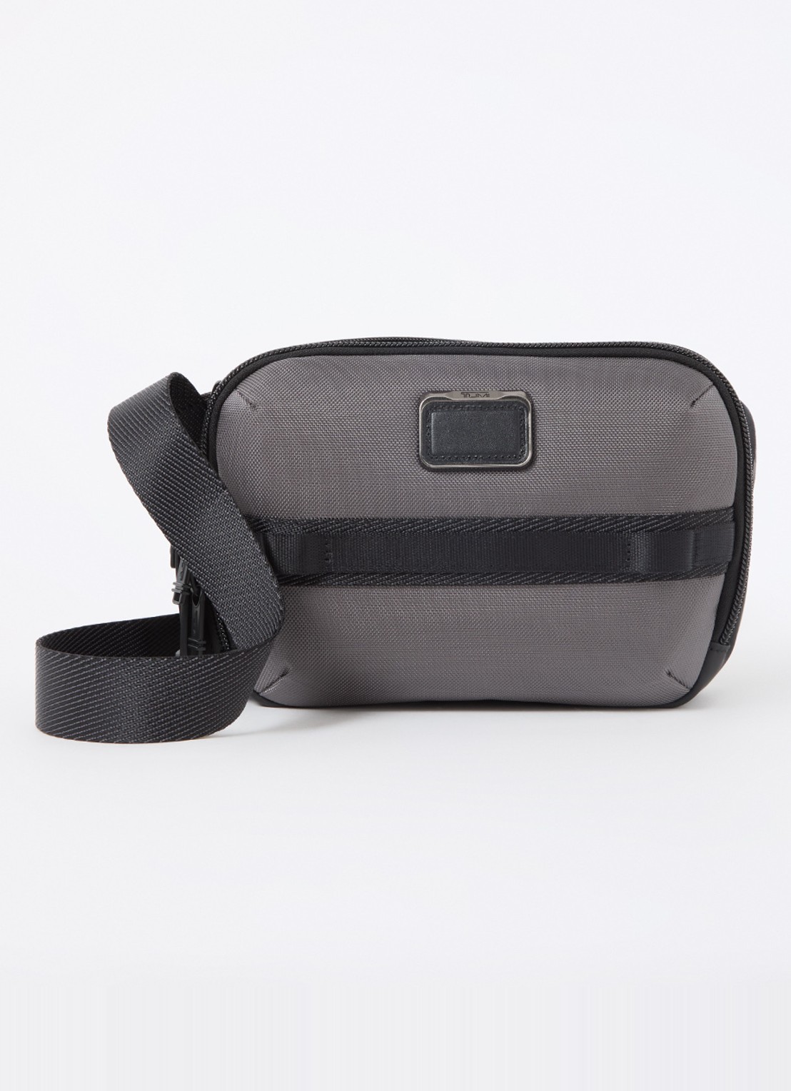 TUMI Alpha Bravo Ranger crossbodytas met logo - voorkant donkergrijs