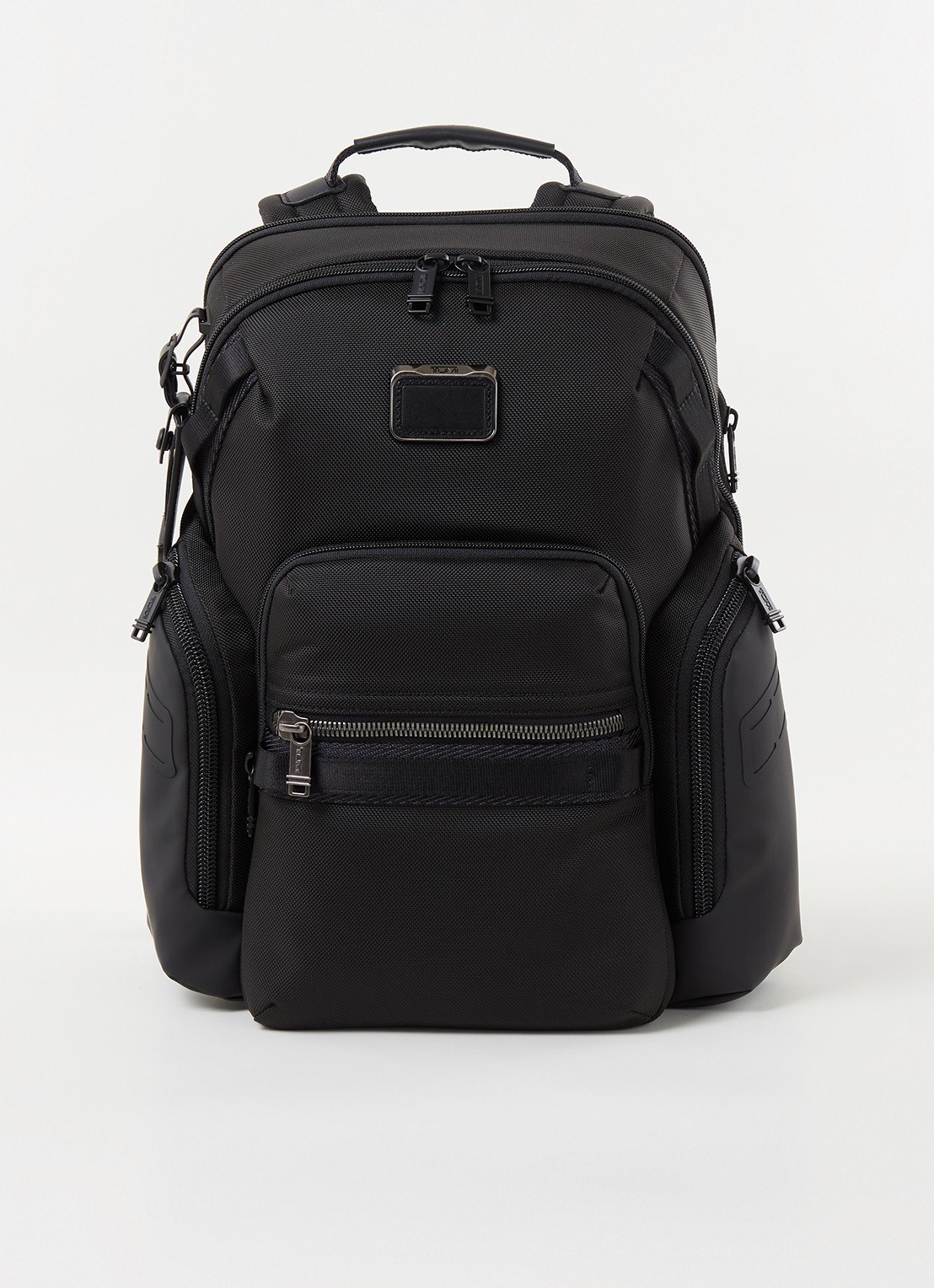 TUMI Alpha Bravo rugzak met 15 inch laptopvak - voorkant 3 zwart
