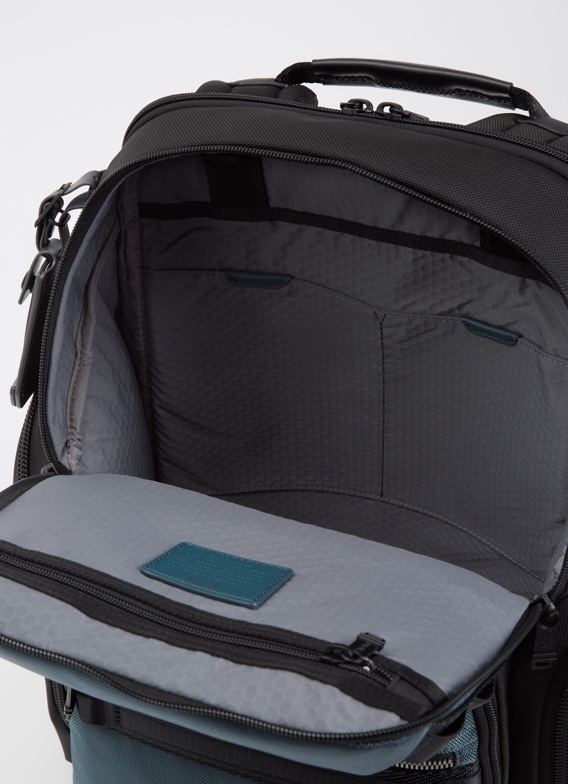 TUMI Alpha Bravo Search rugzak met 15 inch laptopvak - unisex - detail 3 petrol