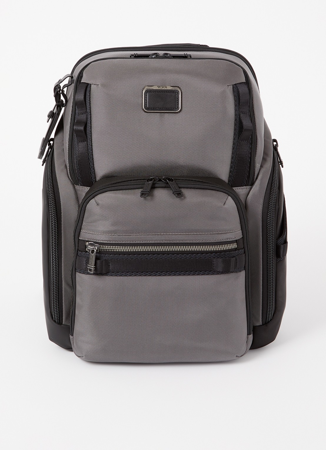 TUMI Alpha Bravo Search rugzak met 16 inch laptopvak - voorkant 2 grijs