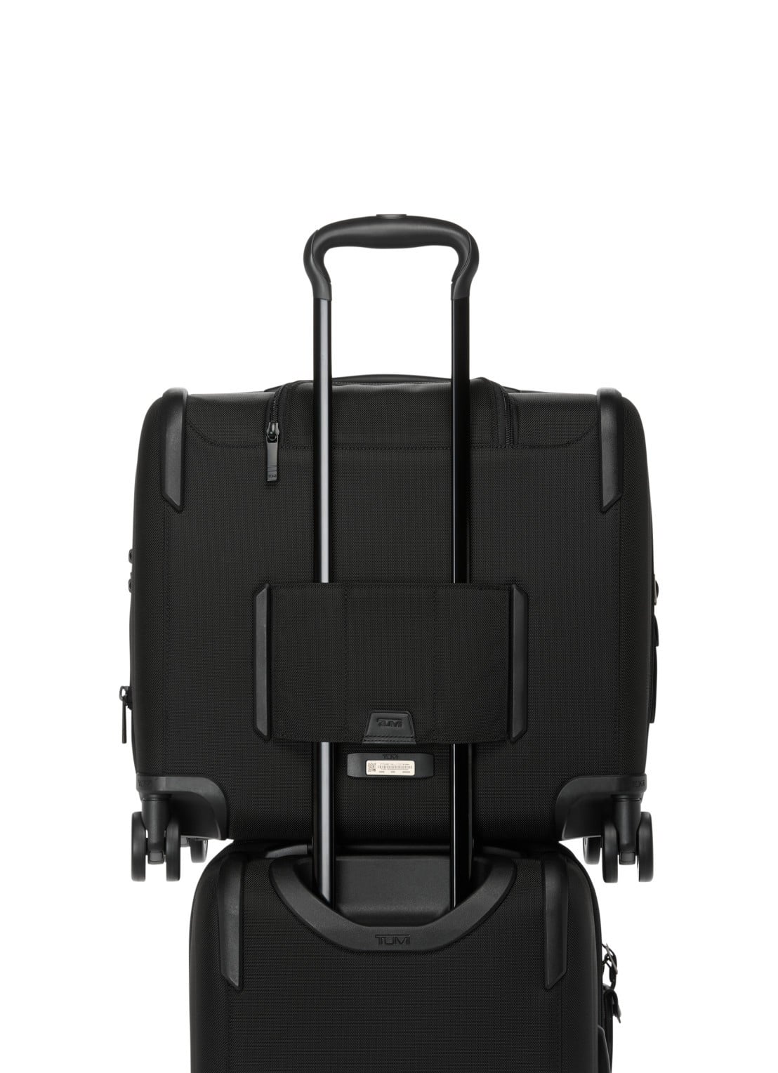 TUMI Alpha DLX spinner 38,5 cm - achterkant zwart