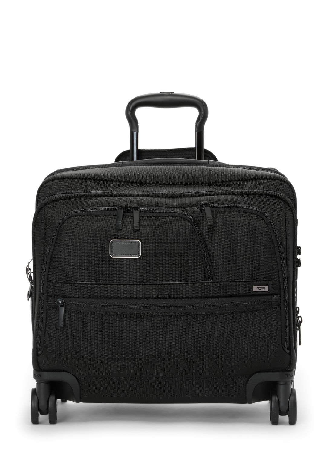TUMI Alpha DLX spinner 38,5 cm - voorkant 7 zwart