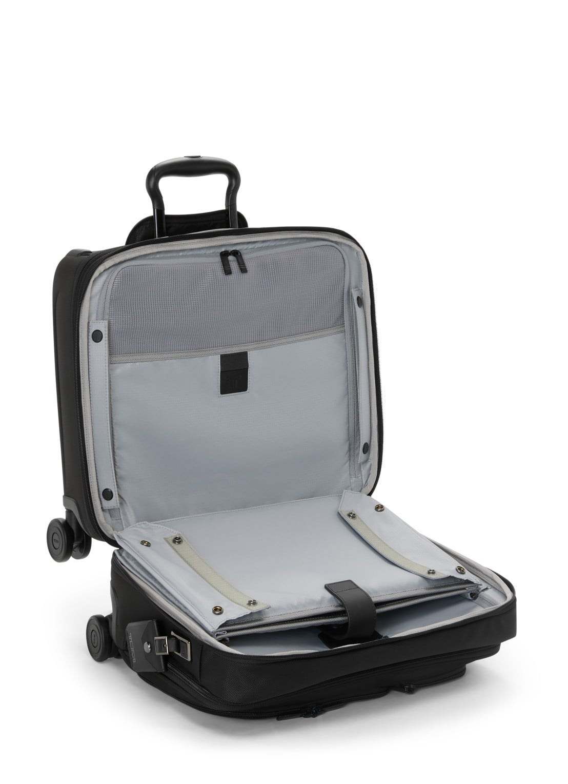 TUMI Alpha DLX spinner 38,5 cm - voorkant 8 zwart