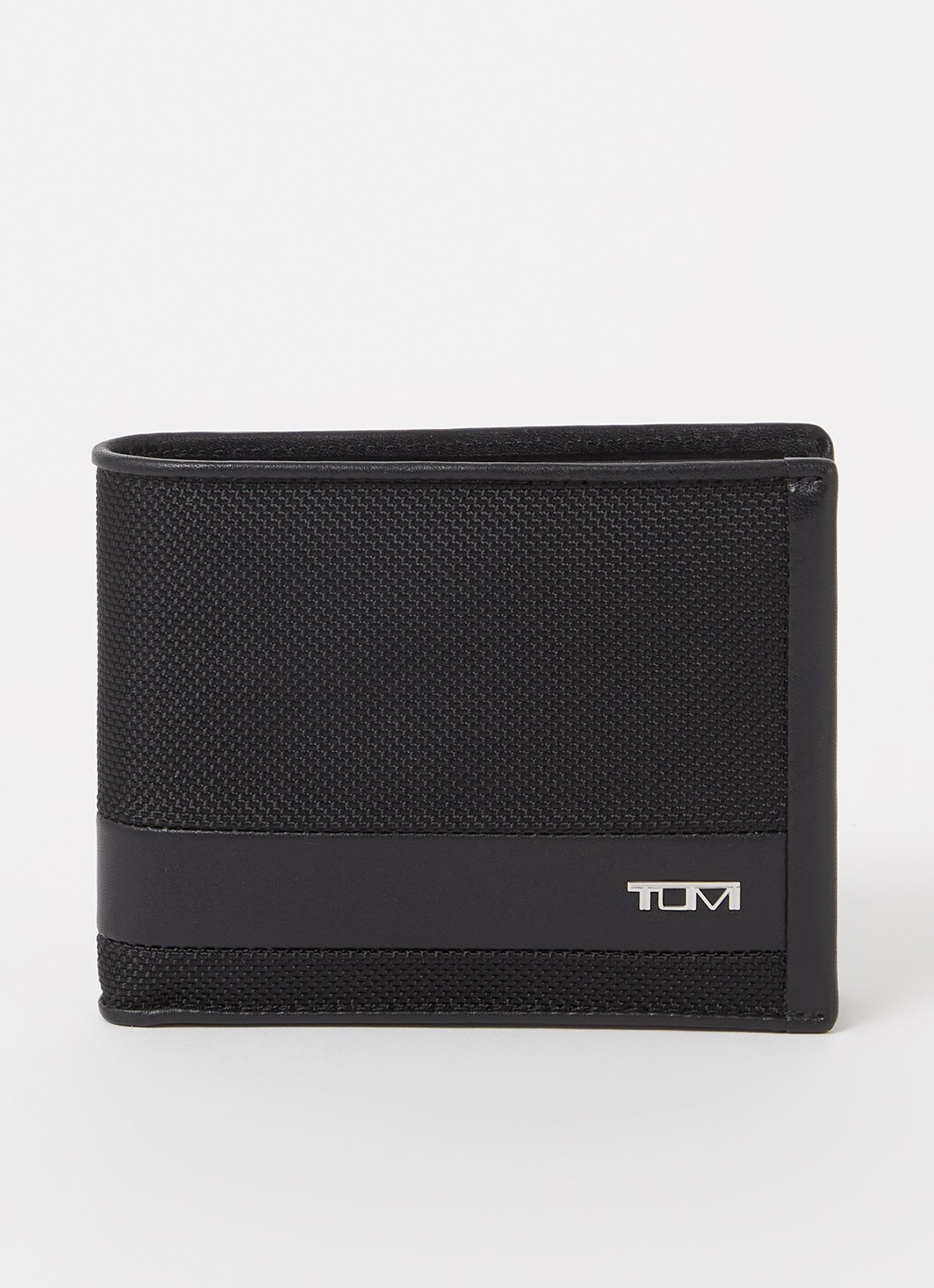 TUMI Alpha Global portemonnee met logo - voorkant zwart