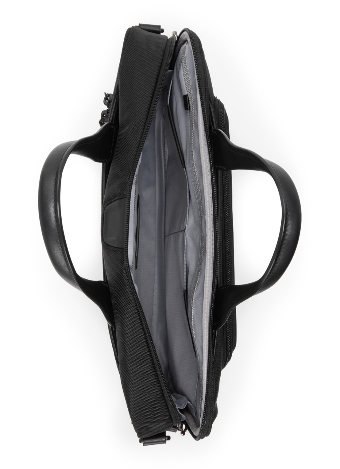 TUMI Alpha Medium businesstas met 15 inch laptopvak - detail 2 zwart