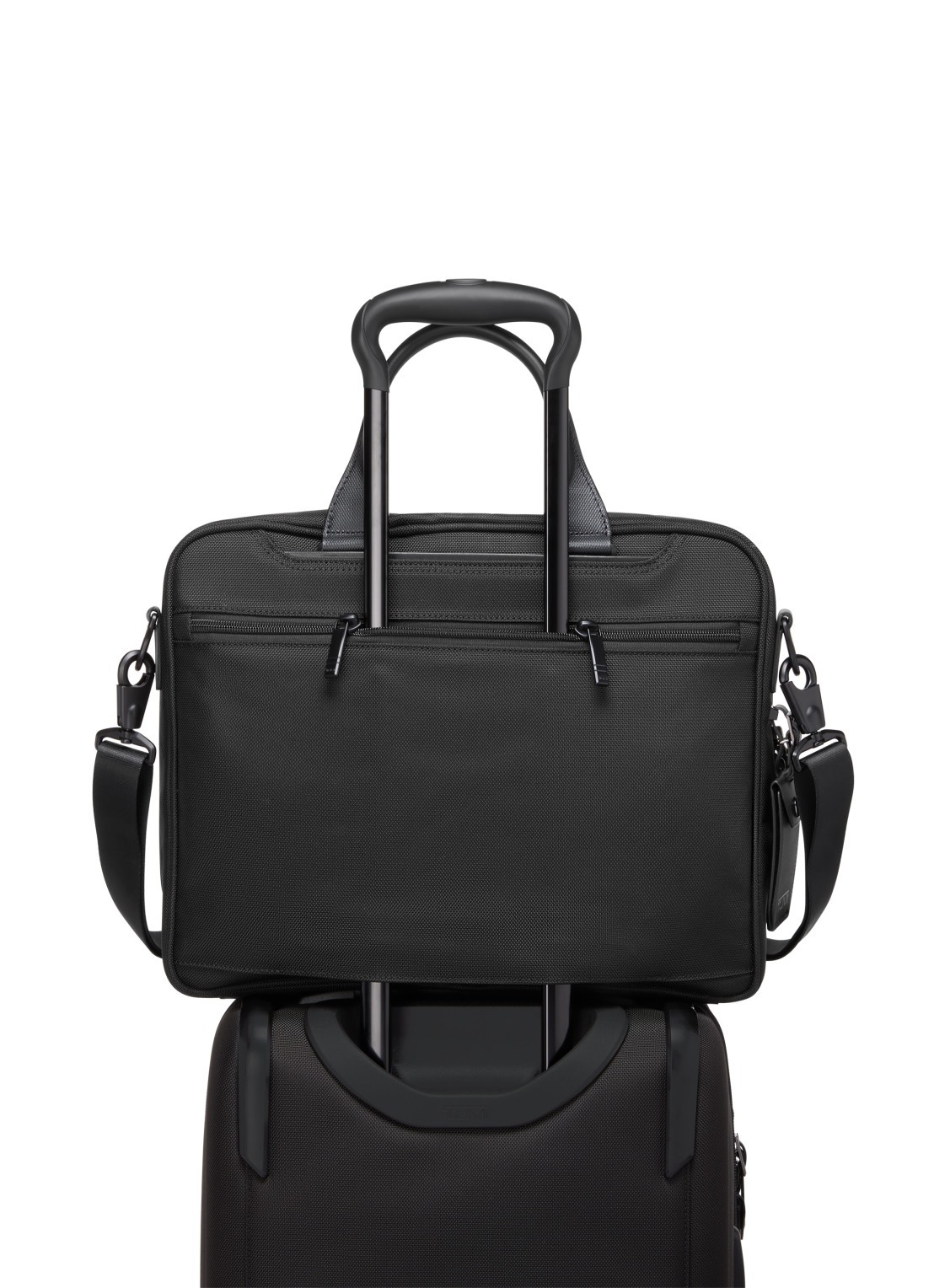 TUMI Alpha Medium businesstas met 15 inch laptopvak - detail 3 zwart