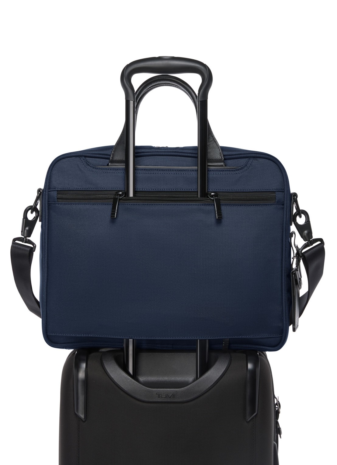 TUMI Alpha Medium businesstas met 15 inch laptopvak - detail 5 donkerblauw