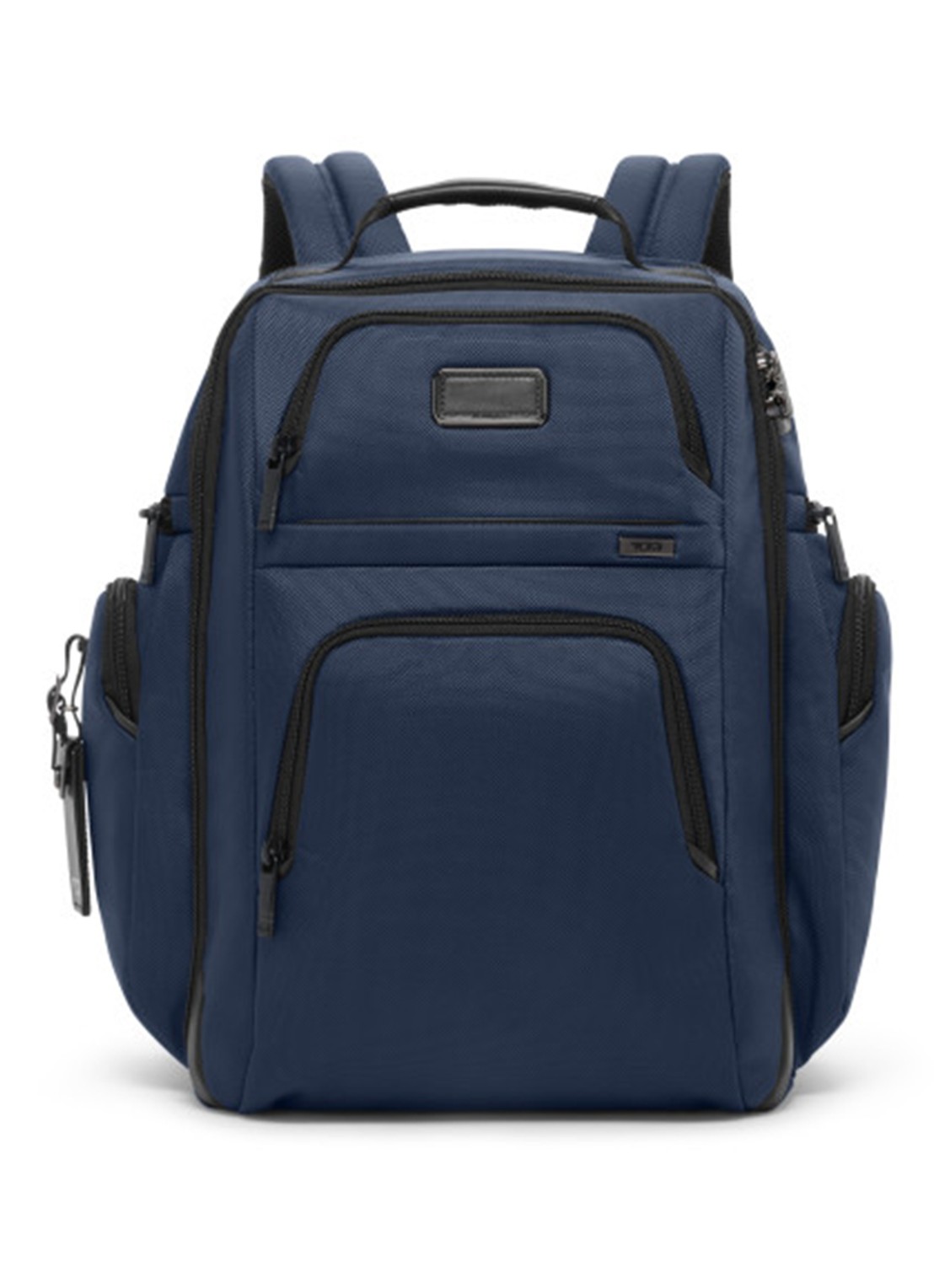 TUMI Alpha rugzak met 15 inch laptopvak - voorkant donkerblauw
