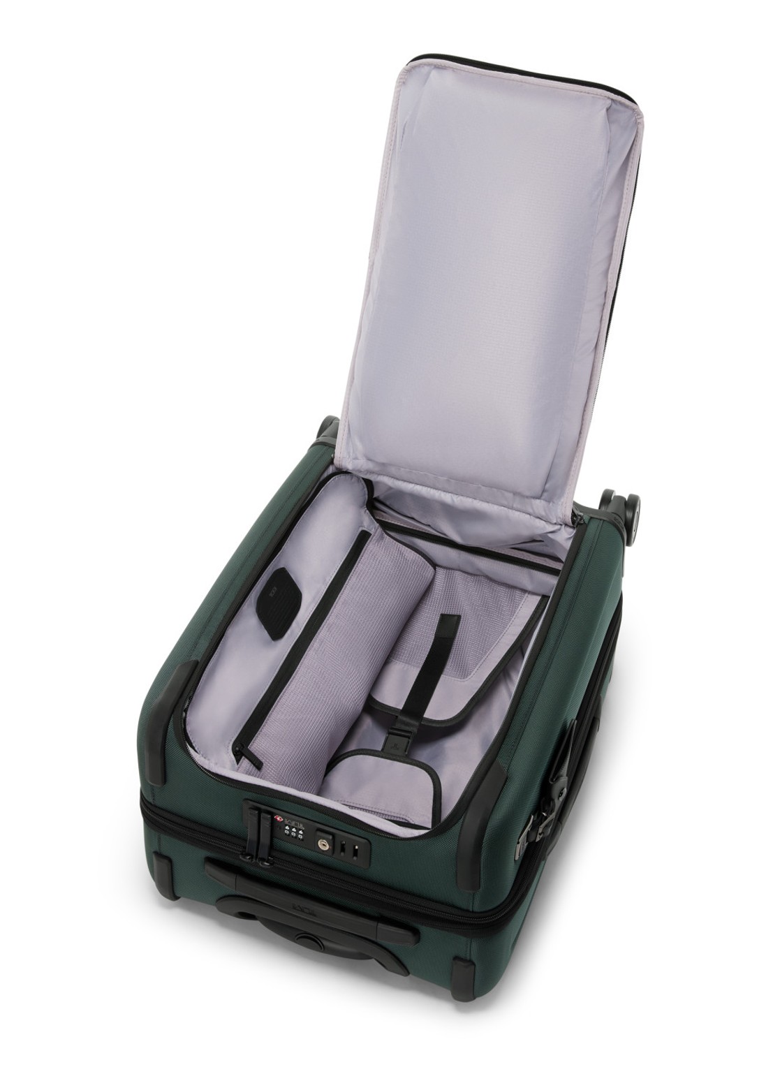 TUMI Alpha spinner 55 cm - voorkant 8 donkergroen