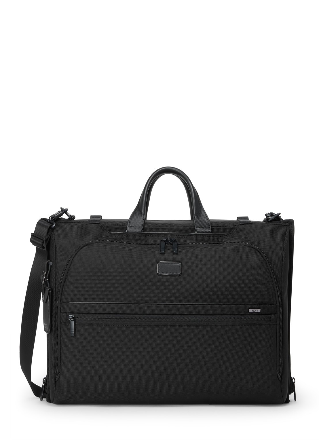 TUMI Alpha Tri-Fold kledingtas - voorkant zwart