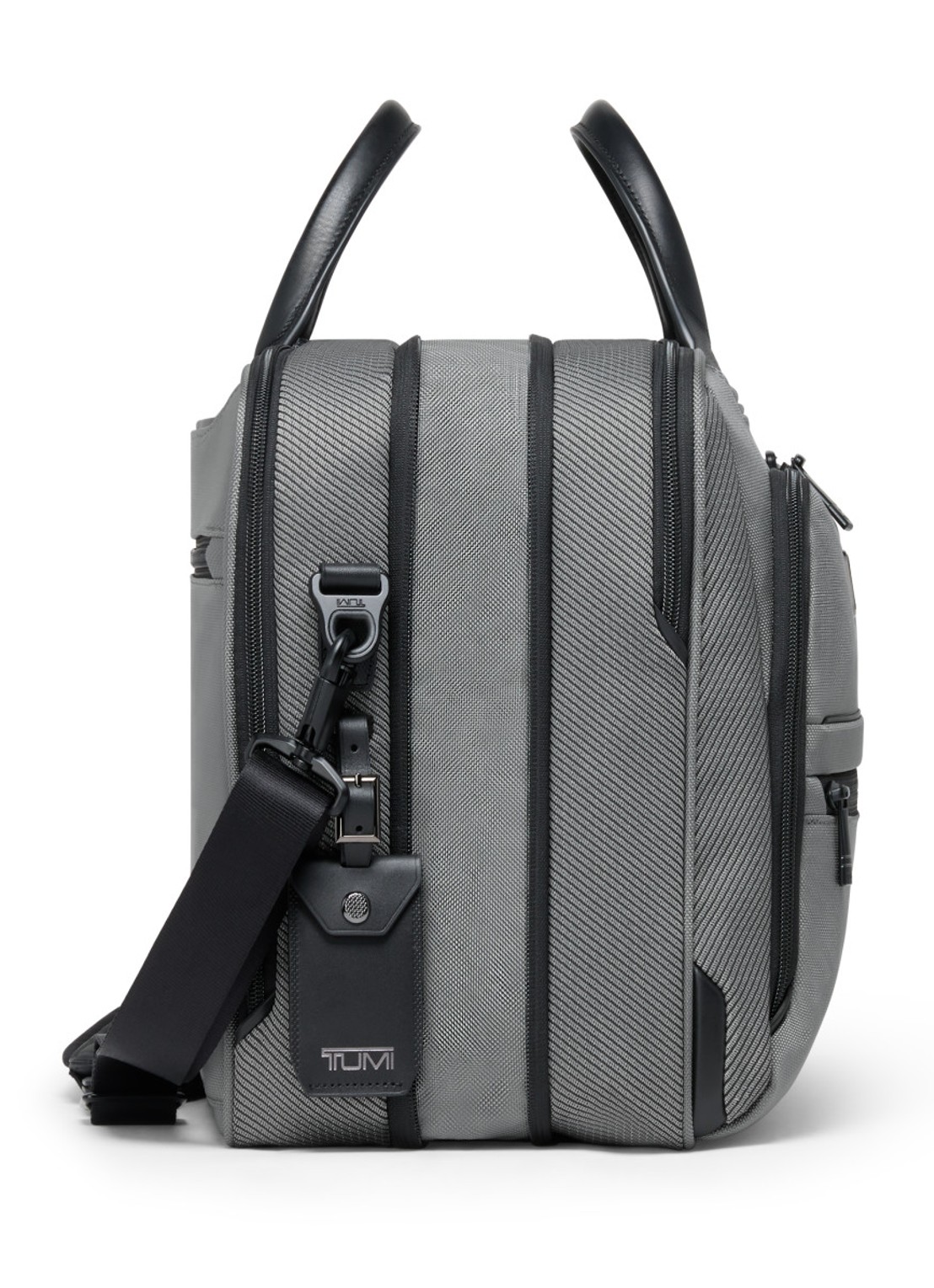 TUMI Alpha vergrootbare businesstas met 15 inch laptopvak - detail 3 grijs