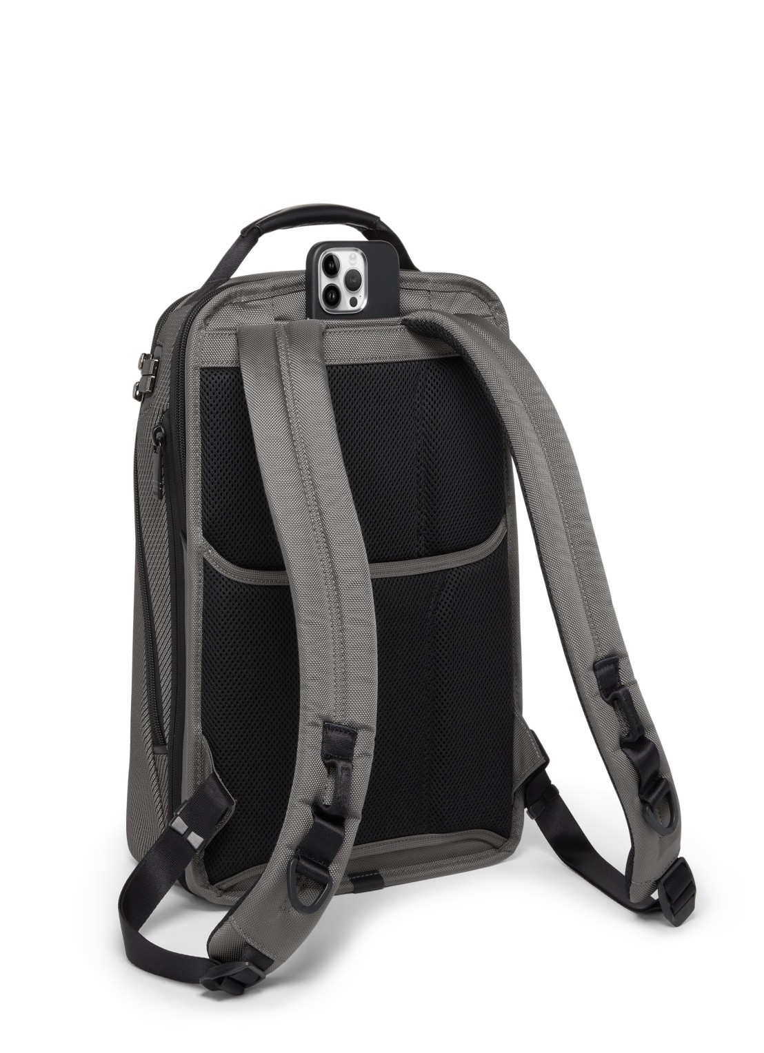 TUMI Alpha vergrootbare rugzak met 15 inch laptopvak - detail 3 grijs