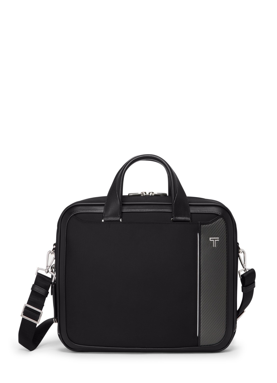 TUMI Arrive' Hannover businesstas met 16 inch laptopvak - voorkant 2 zwart