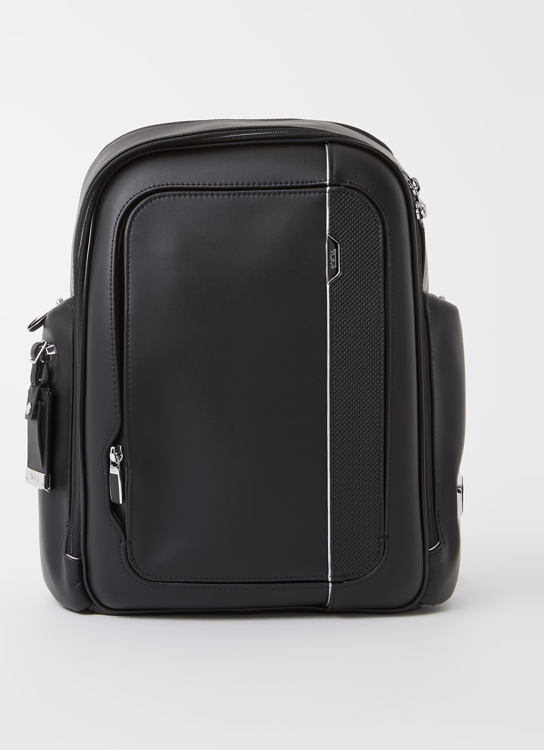TUMI Arrivé Larson rugzak met 14 inch laptopvak - voorkant zwart