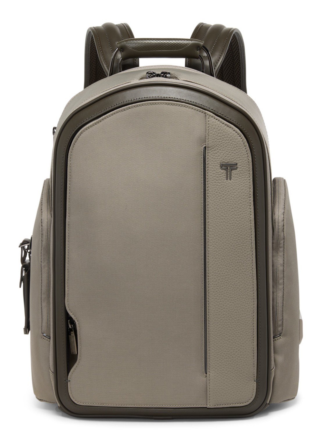 TUMI Arrive' Larson rugzak met 16 inch laptopvak - voorkant taupe