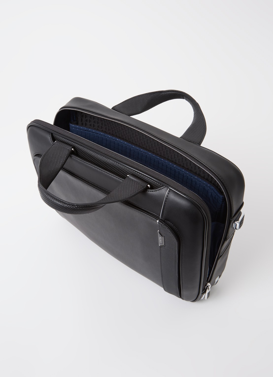 TUMI Arrivé Sadler businesstas met 15 inch laptopvak  - detail 3 zwart