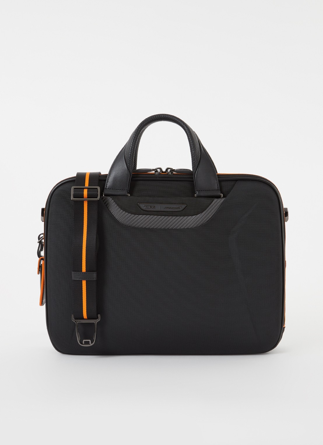 TUMI Axle Mclaren businesstas met 14 inch laptopvak - voorkant 2 zwart
