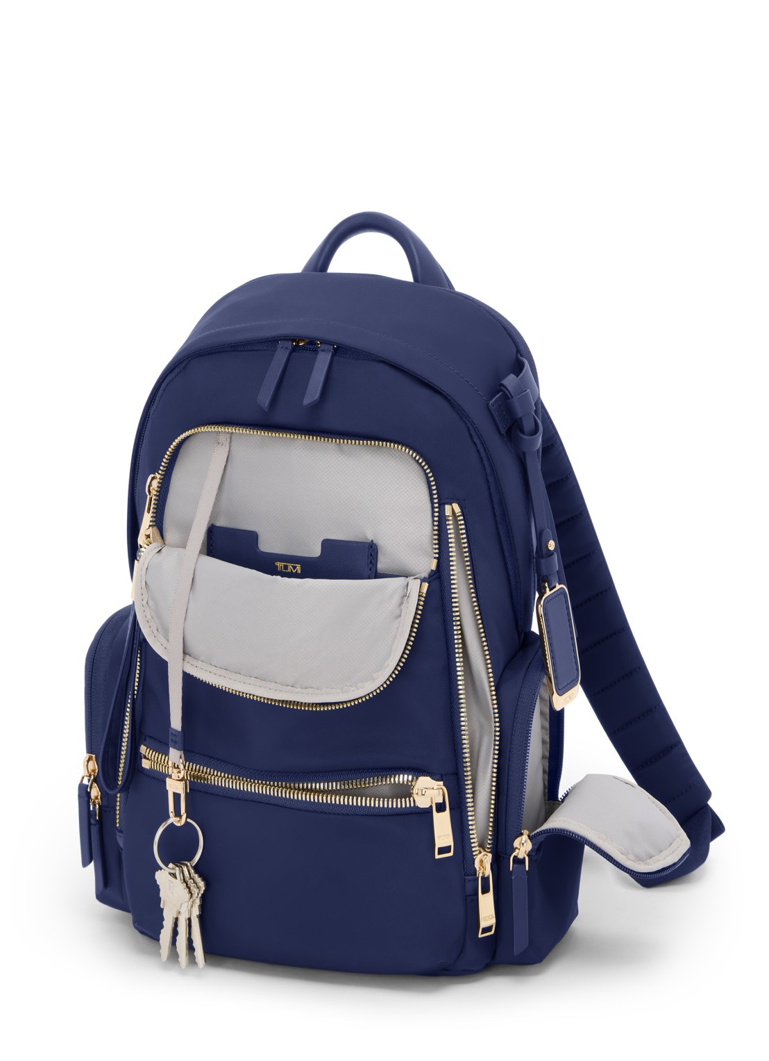 TUMI Celina rugzak met 12 inch laptopvak - voorkant 3 indigo