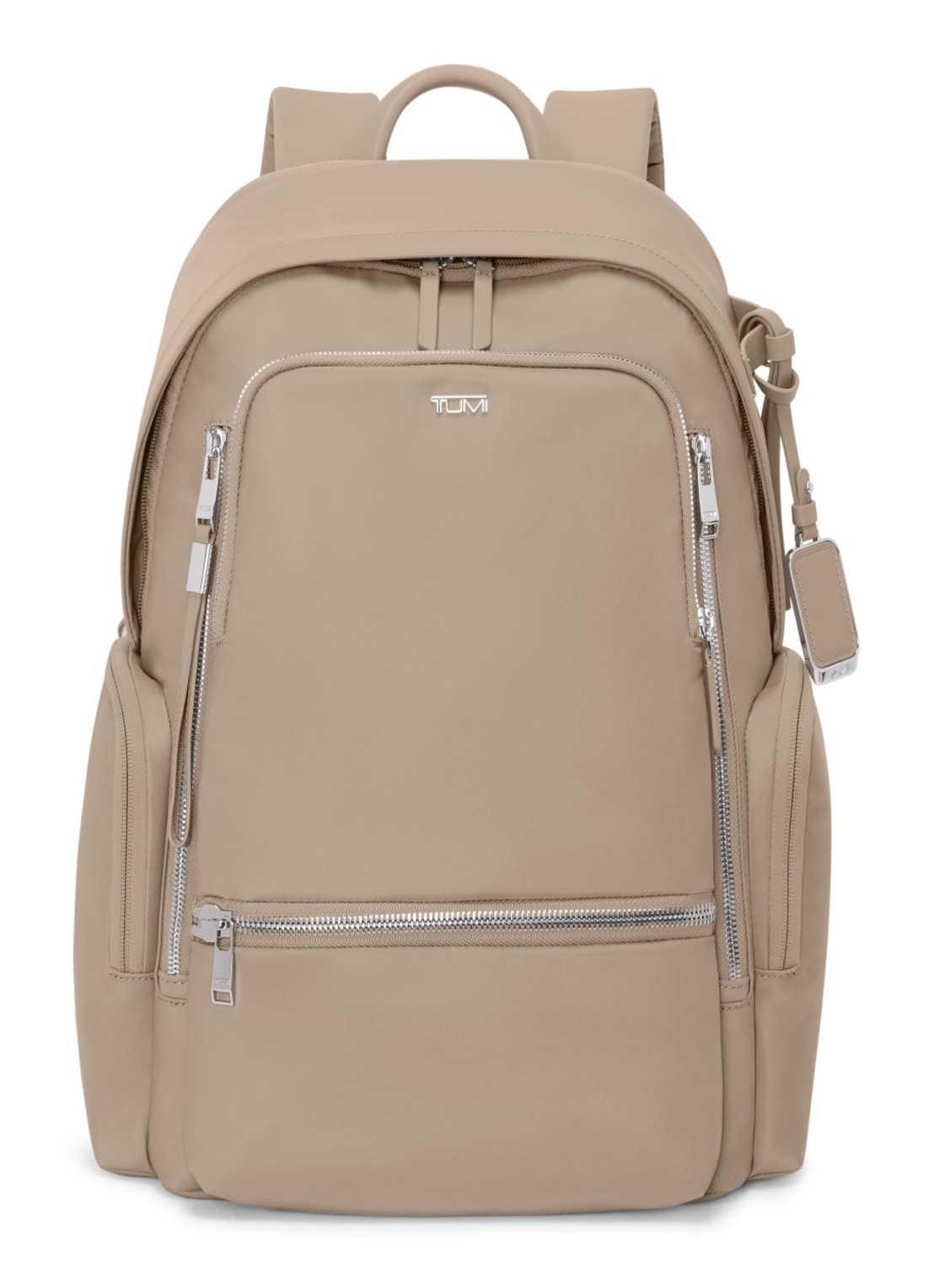 TUMI Celina rugzak met 16 inch laptopvak - voorkant 3 beige