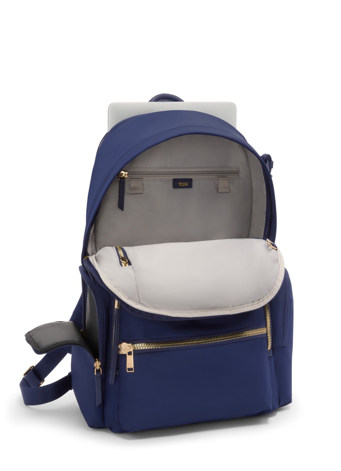 TUMI Celina rugzak met 16 inch laptopvak - achterkant indigo